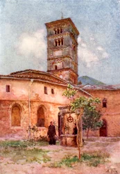 Garden of the Monastery of Santa Scholastica, Subiaco