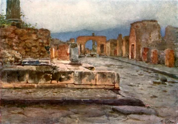 In the Temple of Fortuna Augusta