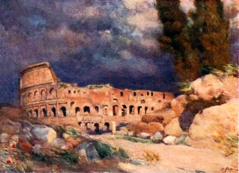 The Colosseum in a Storm
