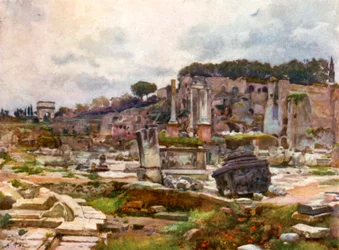 The Forum from the Arch of Septimius Severus