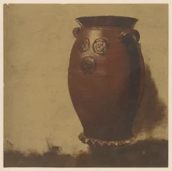 Cologne Pot Against Light Background