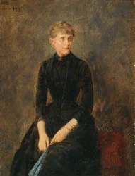 Portrait of the Singer Hedwig Helbig, c. 1889