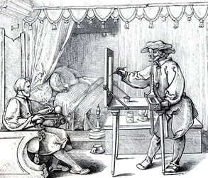 Instruments of Mathematical Precision for Executing Portraits, illustration from 