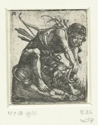 Hercules Kills the Nemean Lion