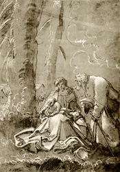 Holy Family in the Forest