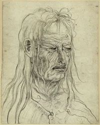 Head of an Ugly Old Woman, Facing Right