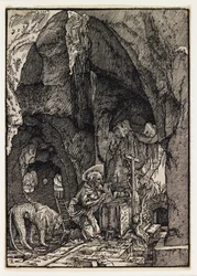 Saint Jerome in a Cave