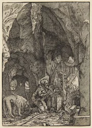Saint Jerome in a Cave