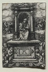 The Beautiful Virgin of Ratisbon on an Altar