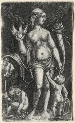 Venus Between Two Cupids