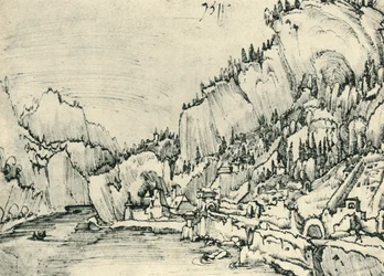 View of Sarmingstein on the Danube