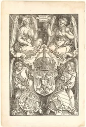 Allegory with the Coat of Arms of the Empire and the City of Nuremberg