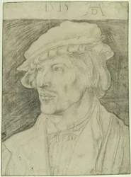 Bust of a Beardless Young Man, Facing Left