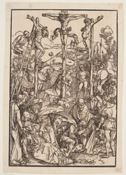 Calvary (modest woodcut)