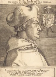 Cardinal Albrecht of Brandenburg Large Cardinal