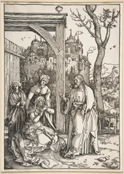 Christ Taking Leave of His Mother, from "The Life of the Virgin"
