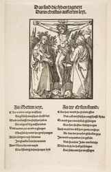 Christ on the Cross between the Virgin and Saint John, first sheet of two, 1510