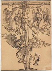 Christ on the Cross with the Three Angels