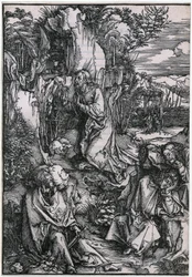 Christ on the Mount of Olives, Plate 3 from the Series “The Great Passion”