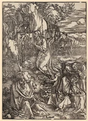 Christ on the Mount of Olives, Sheet 3 of the series "The Great Passion"