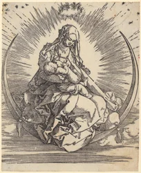 Christ in Limbo, Plate 11 from the Series "The Great Passion"