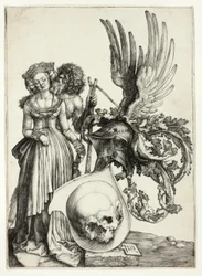 Coat of Arms with a Skull