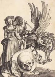 Coat of Arms with a Skull