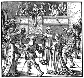 Dance by Torchlight, Augsburg