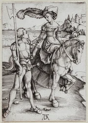 The Lady on Horseback and the Landsknecht