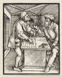The Rich Man and His Steward (from: Postilla, 43 Woodcuts)