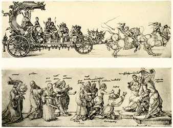 Draft for the Chariot of the Emperor Maximilian I