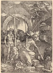 Scourging of Christ, Plate 5 of the Series "The Great Passion"