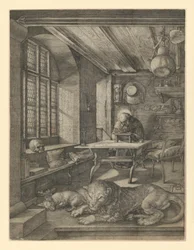 Saint Jerome in His Study