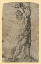 Saint Sebastian Bound to a Tree