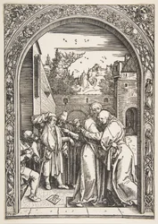 Joachim and Anna at the Golden Gate, from The Life of the Virgin