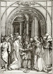 The Life of the Virgin: The Marriage of the Virgin (Bartsch 82)