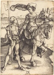 Lady on Horseback and the Lansquenet