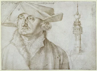 Lazarus Ravensburger and the Tower of the Court of Liere in Antwerp