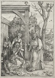 Life of the Virgin: Christ Taking Leave of His Mother