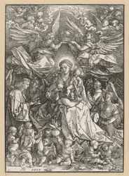 Mary as Queen of the Angels