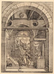 The Annunciation, Plate 8 of the Series 