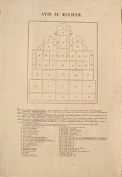 Plan Showing How the Arch Was to Be Assembled