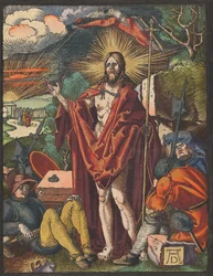 Resurrection, from the Small Woodcut Passion