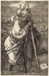 Saint Christopher Facing Left