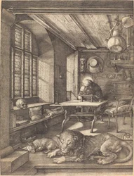 Saint Jerome in His Study