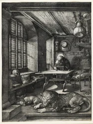 Saint Jerome in His Study