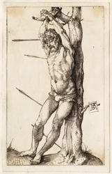 Saint Sebastian Bound to the Tree