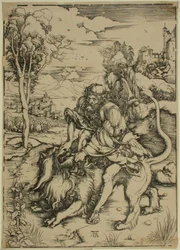 Samson Fighting with the Lion