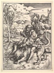 Samson Rending the Lion