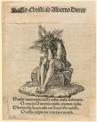 Man of Sorrows, Title Page of the Series “Small Woodcut Passion”